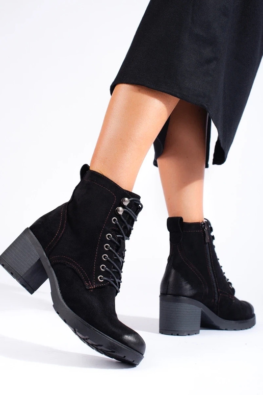 zapatos de tacón con cordones para...