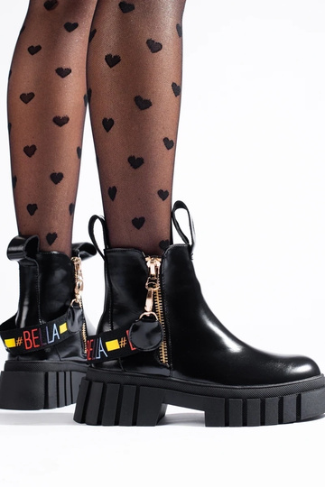 botas negras con plataforma 2