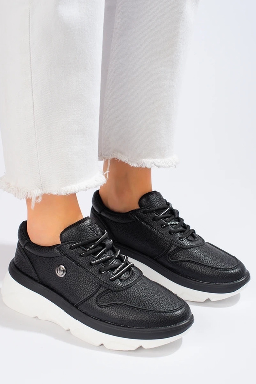 zapatos deportivos negros Vinceza con...