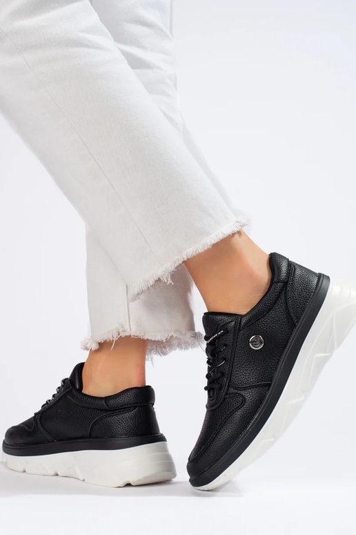 zapatos deportivos negros Vinceza con...