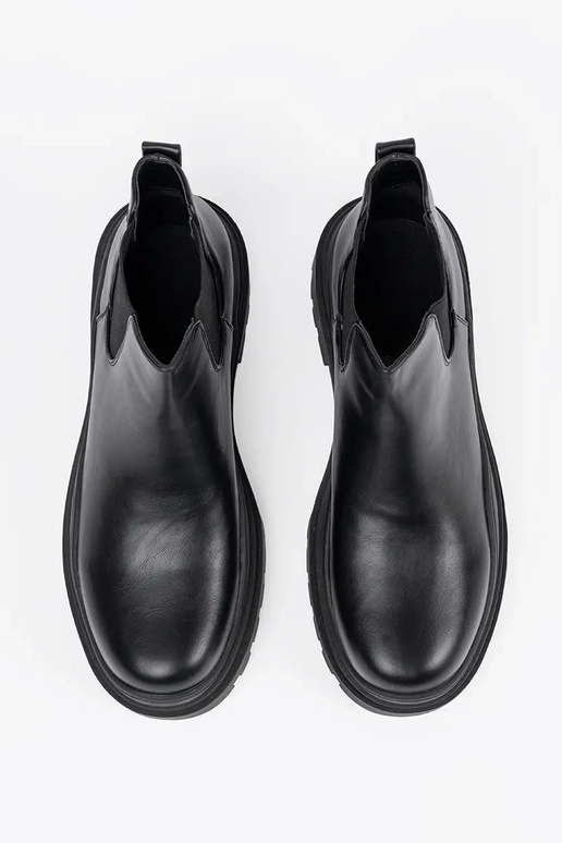 Botines de mujer negros con plataforma