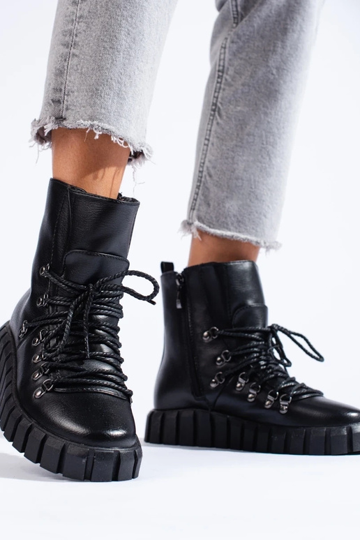 zapatos de mujer aislados negros con...