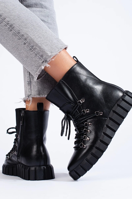 zapatos de mujer aislados negros con...