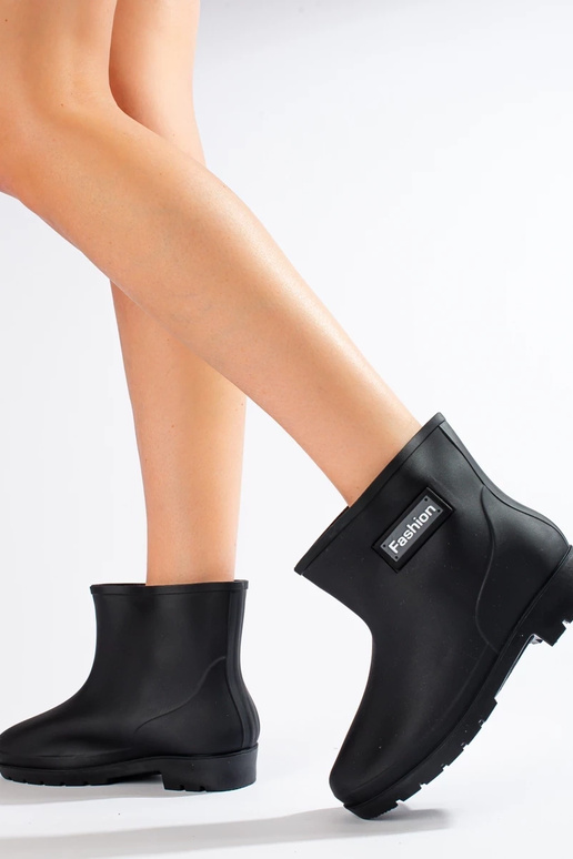 zapatos de goma Shelovet color negro