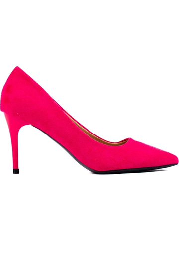 Zapatos de tacón rosa...