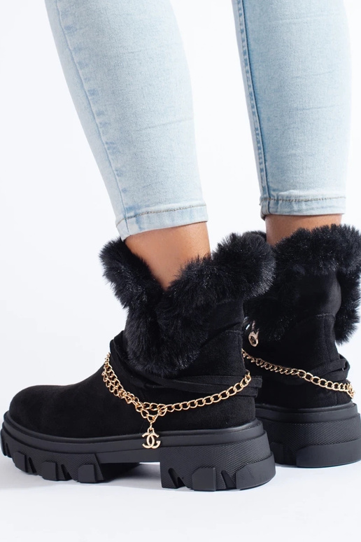 zapatos de plataforma de ante negro... zapatos de plataforma de ante negro...