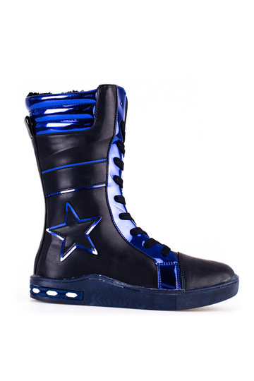 Botas de piel para niña con...