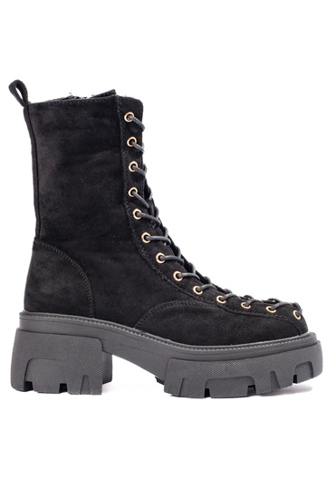 botas de mujer de ante con...