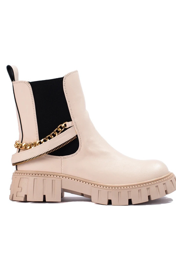 Zapatos de mujer beige con...