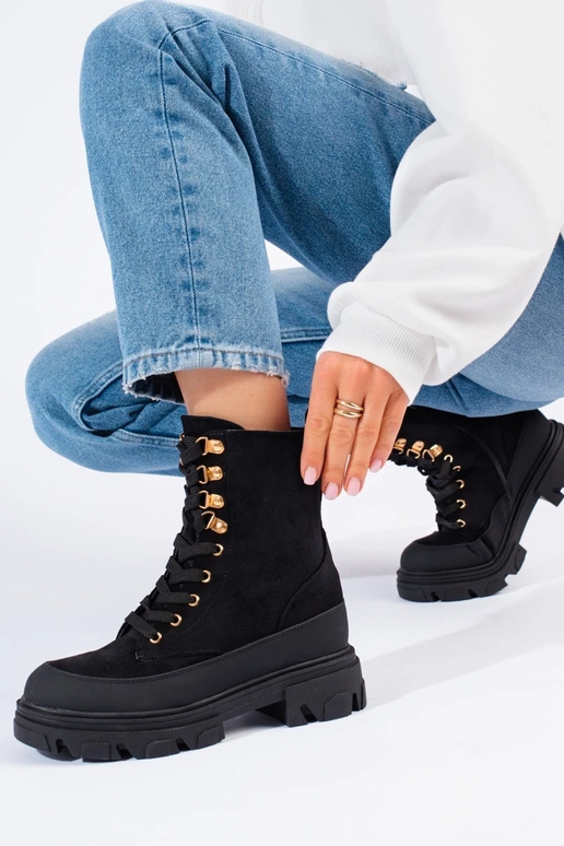 Botas de mujer con plataforma en...