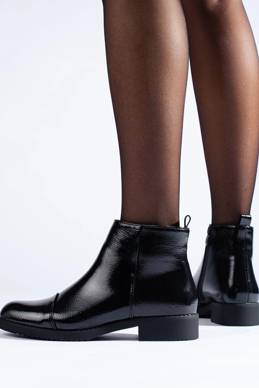 zapatos bajos de mujer con efecto lacado zapatos bajos de mujer con efecto lacado