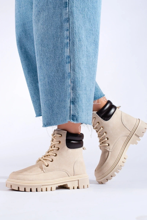 botas beige botas beige