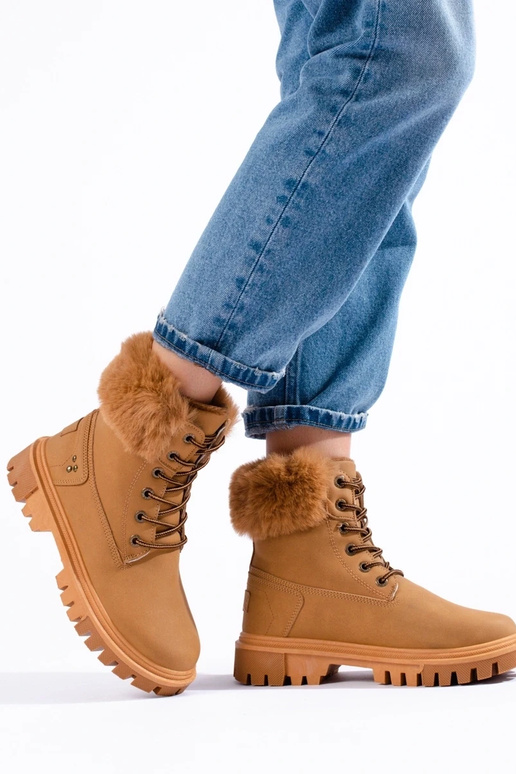 botas marrones con pelo botas marrones con pelo