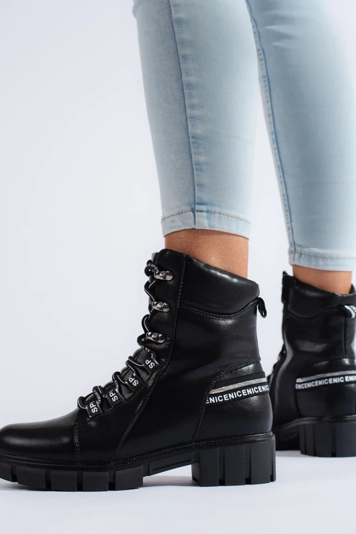 botas negras con cordones para mujer botas negras con cordones para mujer