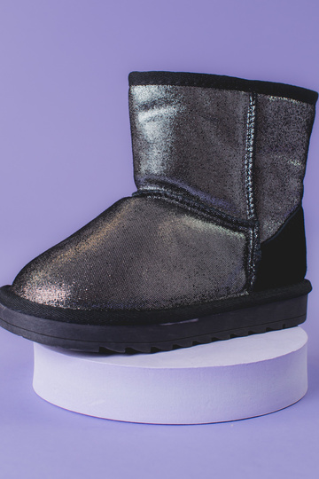 botas de nieve plateadas... 2