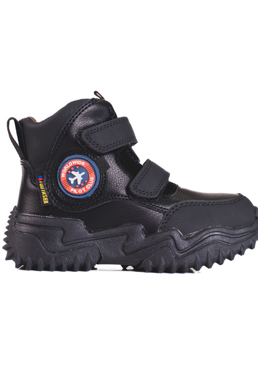 Zapatos altos para niño velcro color...