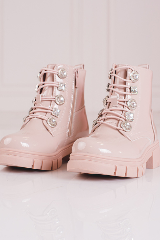 Zapatos con cordones para niña con...