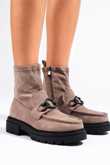 zapatos plataforma mujer beige 2