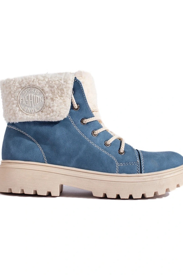 Botas de mujer con piel de...