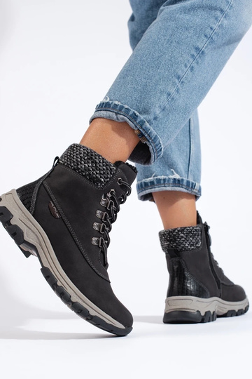 botas negras con plataforma 2