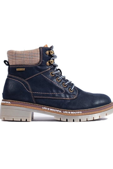 botas azul oscuro