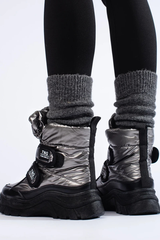 Botas de nieve cálidas para mujer...