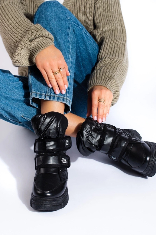 Botas de nieve cálidas para mujer...
