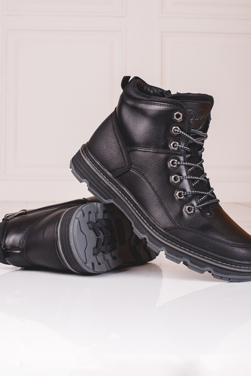 Botas color negro con cordones Shelovet