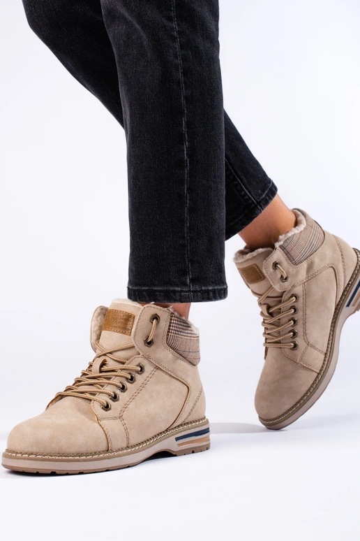 Botas aislantes beige para mujer Botas aislantes beige para mujer