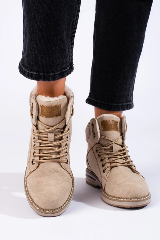 Botas aislantes beige para mujer Botas aislantes beige para mujer