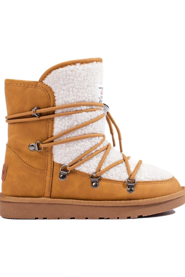 Botas de nieve mujer camel...