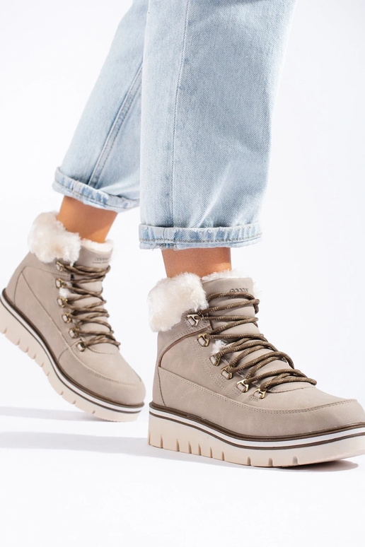 Botas de mujer con plataforma en... Botas de mujer con plataforma en...