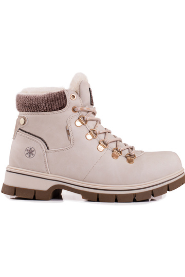 Botas de ante de color arena
