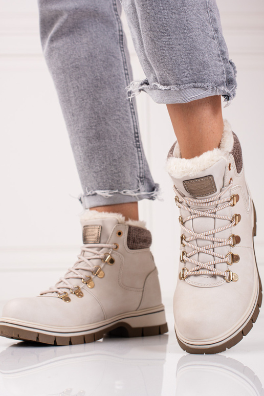 Botas de ante de color arena Botas de ante de color arena