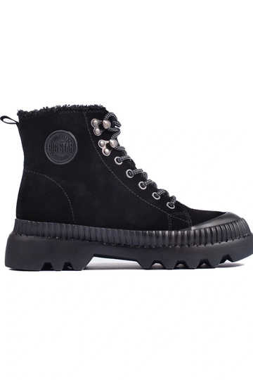 botas negras con plataforma...