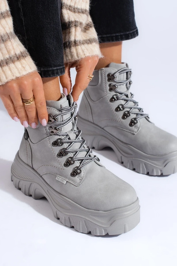 botas grises BIG STAR KK274367 2