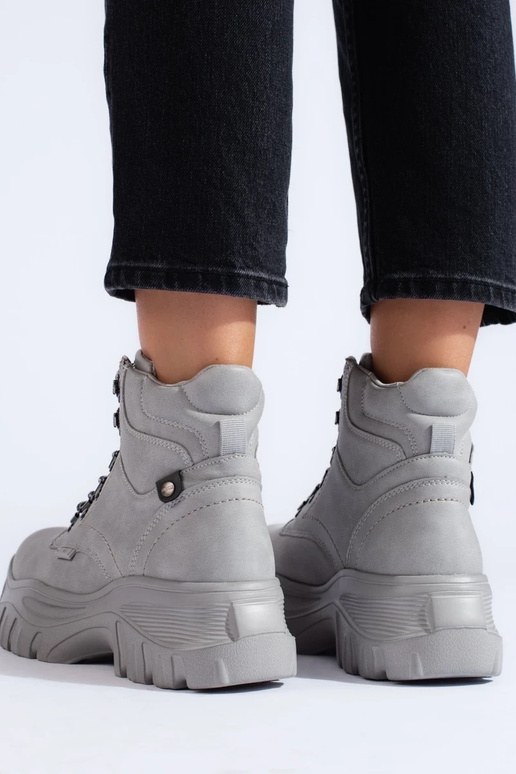 botas grises BIG STAR KK274367