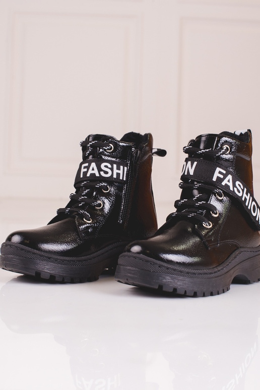 Botas niña Potocki fashion color negro