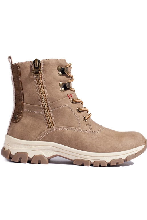 Botines con cordones y cremallera... Botines con cordones y cremallera...