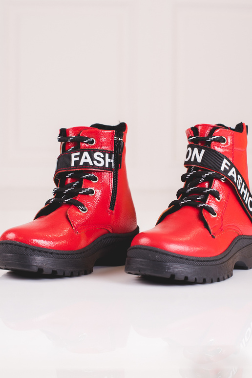 Botas para niña Potocki fashion Rojo