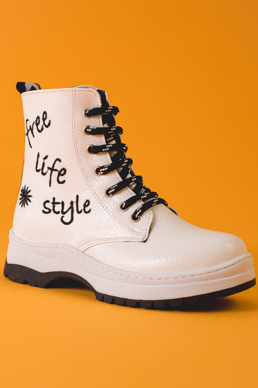 zapatos blancos para niña POTOCKI