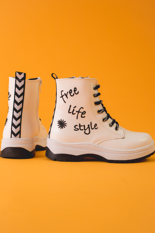 zapatos blancos para niña POTOCKI