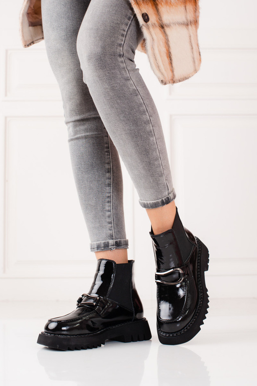 Zapatos de mujer charol con...