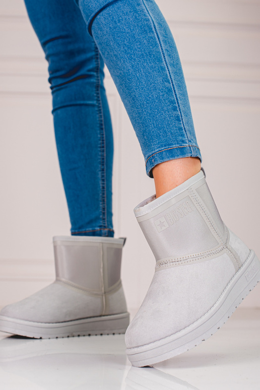 Botas de nieve mujer grises cortas...