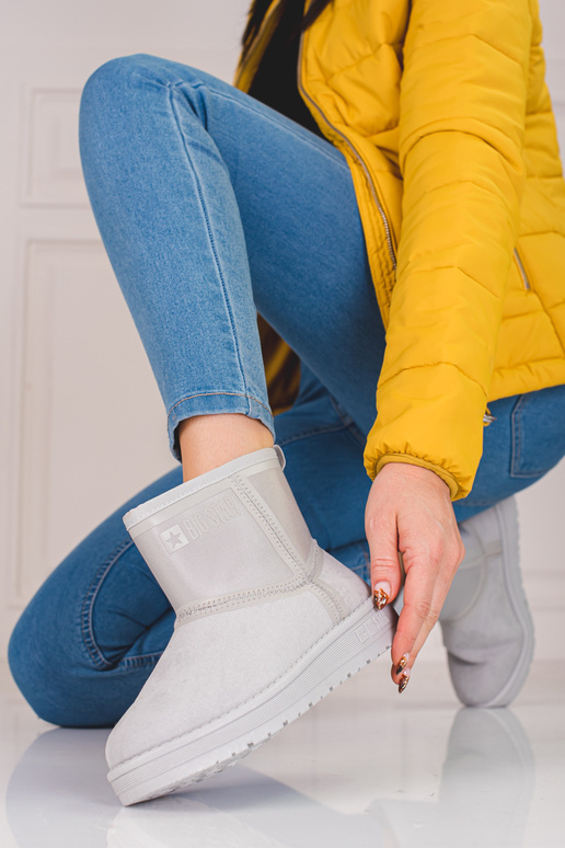 Botas de nieve mujer grises cortas...