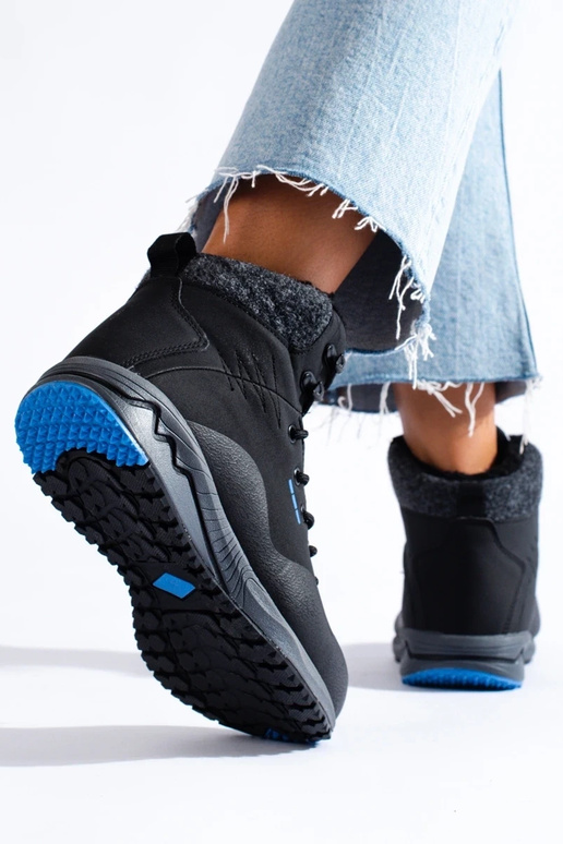 Botas altas de trekking calentadas...