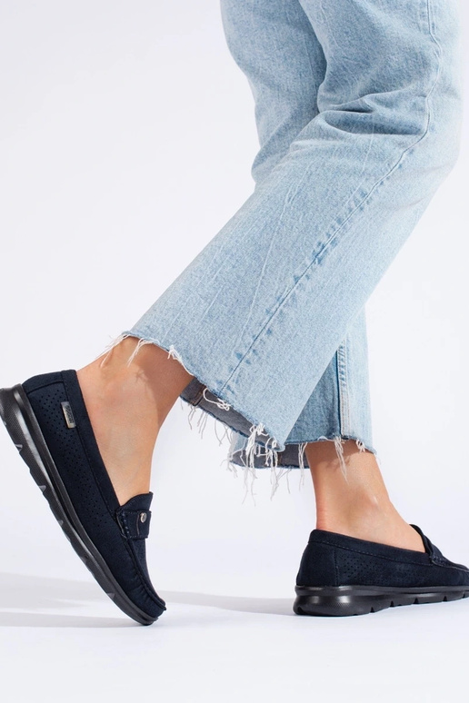 Mocasines de mujer Shelovet color azul