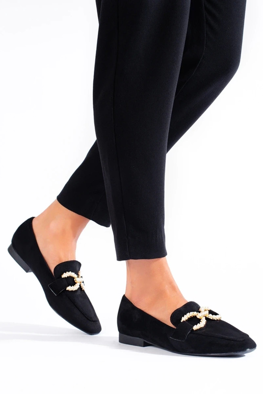 Mocasines de mujer Shelovet color negro