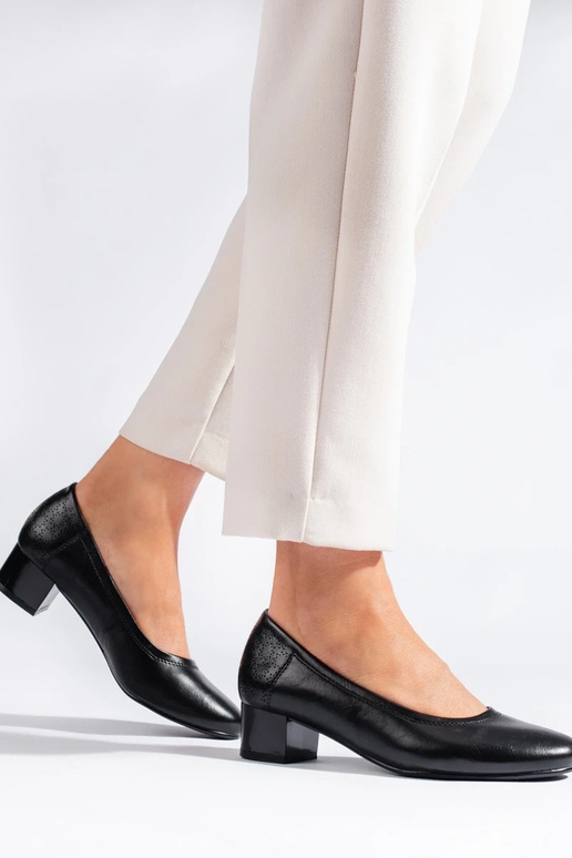 Zapatos tacón Potocki color negro