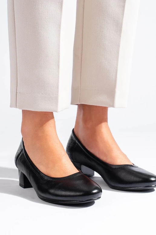 Zapatos tacón Potocki color negro